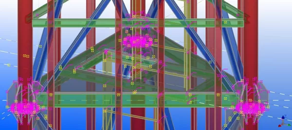 Узлы в Tekla Structures 20.0